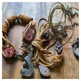 Flat of Old Pulleys & Block & Tackle Flat of Old Pulleys & Block & Tackle
