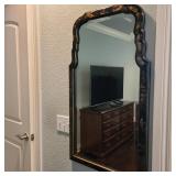 Decorative Arts Inc. Oriental Black Lacquer Mirror