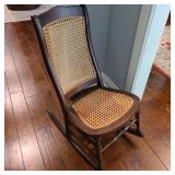 Vintage Cane Rocking Chair
