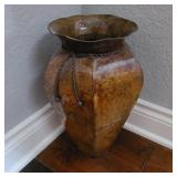 Bronze Finish Metal Vase