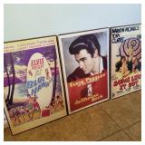 Set of 3 Vintage Movie Ad Paintings