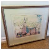 Greg Carbo Church Morning Art 18×22