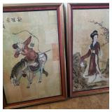 Yuan Dynasty Set of 2 Paintings 30×23