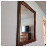 Vintage Wooden Mirror