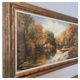 24' x 43' Signed Bacci Still Life on Canvas Art