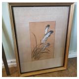 Su-Chen White Feathers in Tall Grass 24×18