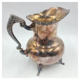 Antique 950 Sterling Silver Water Pitcher