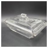 8' Covered Crystal Dish