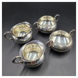 Matching Pair of 970 Sterling Creamers & Sugars