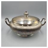 Meriden Silver Plate Covered Server