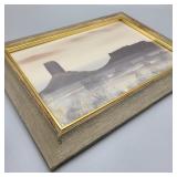 Signed Juan Nakai Watercolor Mesa Scene