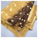 Plushy Journey Deer Dot Blanket