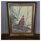 Signed & Numbered John A. Ruthven 'Ruffed Grouse'