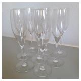 Lot of 8 Baccarat Wine Glasses
