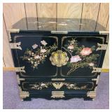 Black Lacquer Nightstand