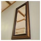 Small Modern Beveled Mirror