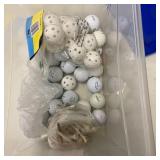 Box #112 Golf Balls & Bag Caddy