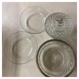Box #136 Glass Bowls wCovered Candy Diah