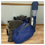 Box #184 Stadium Chairs w/Blankets lot of 2 & 1