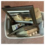 Box #212 Gray Tub w/Kitchen & Miscellaneous Items
