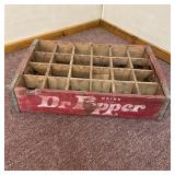 Vintage Wood Dr Pepper Crate