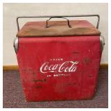 Vintage Metal Coke Cooler