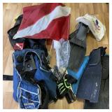 Scuba Gear BCD Vest Divers Whistle Buoys Flag &