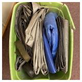 Tarps in Tub