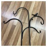 2 Iron Yard Stakes for Bird Feeders