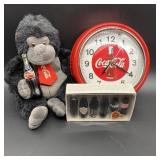 Coke Collectibles w/Miniature Coke Bottles