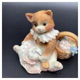 Vintage Enesco Calico Kittens Numbered New in Box