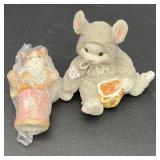 Vintage Pair Numbered Enesco Calico Kittens