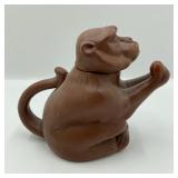 Purple Clay Monkey Tea Pot