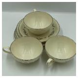 Lenox Rosemont 3 Cups/4 Saucers