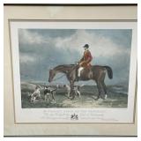 Vintage Fox Hunt Picture 27 x 30