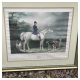 Vintage Fox Hunt Picture 27 x 30
