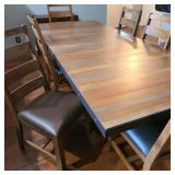 Modern Farmhouse Table & 6 Chairs