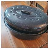 Enamelware Roasting Pan