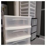 Lot of 3 Plastic Storage Organizers