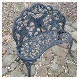 Wrought Iron Bench