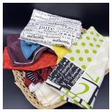 Quilting Fabric in Basket (16" x 13" x 4" basket)