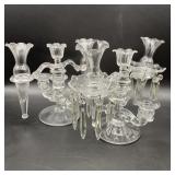Crystal Candelabras Pair