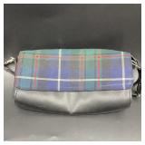Purse Plaid Front Black Body (10 x 6)