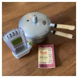 Vintage Presto Pressure Cooker & Newer Grater