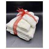 2 Terry Towels w/Washcloth & Hand Towel