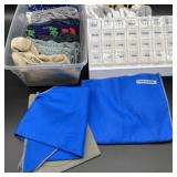 Lot of Socks w/Med Minder & Cooling Cloths