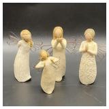 4 Willow Tree Angels