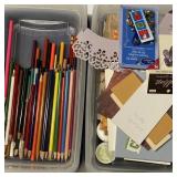 Crafting & Art Supplies 2 Plastic Boxes