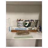 Cross Stitch, Tire Knocker, Stencils, Office