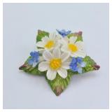 English Aynsley Fine Bone China Star Brooch
